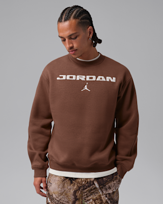 Jordan Brooklyn Men's Fleece Crew-Neck Sweatshirt. Nike.com
